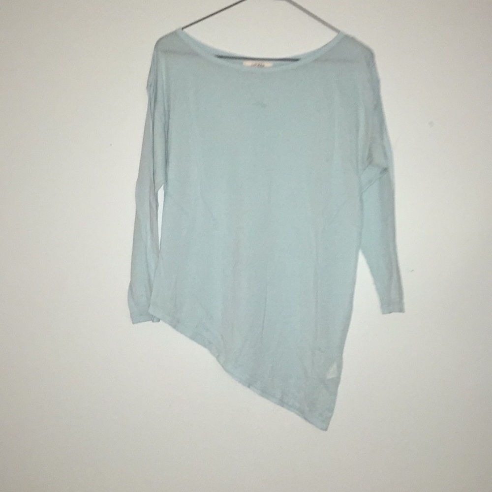 Umgee light blue long sleeve shirt smoke free home
